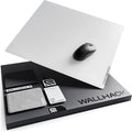 Wallhack 4.0 Glass Gaming MousePad - Professional Esport Mouse Mat with Specialty Surface for Top Speed and Control, Large Tempered Glasspad with Full Silicone Base - (SkyPAD White,XL 16.92' x 19.29')