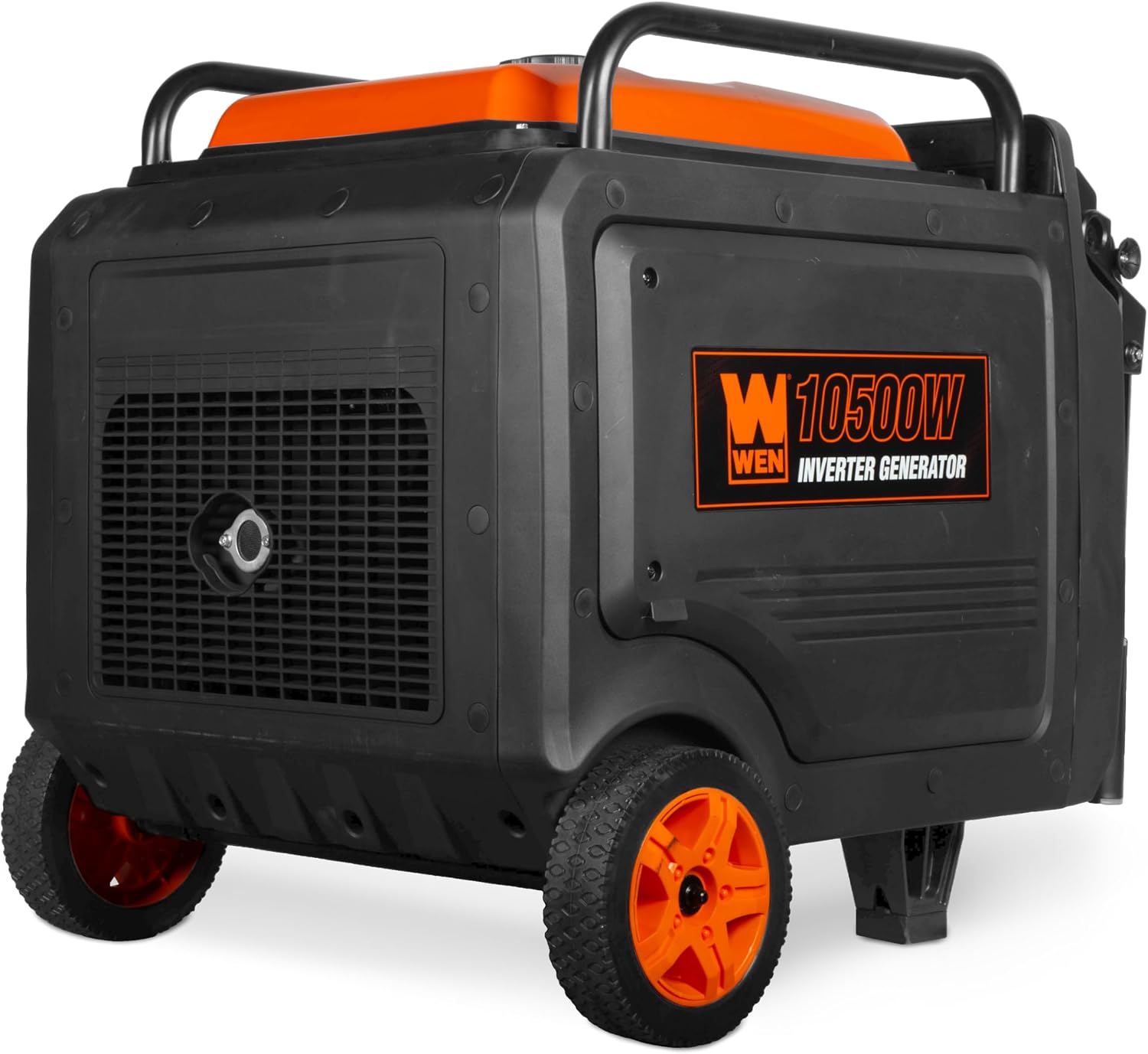 WEN 10,500-Watt 120V/240V Tri-Fuel Inverter Generator with Quiet 457cc Engine, Electric Start, Wheel Kit, and CO Watchdog, Gas, Propane, and Natural Gas Powered (TF1050iX)