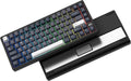 Womier RD75 Pro 75% Wireless Gaming Keyboard, Quick Release Aluminum Keyboard, QMK/VIA Tri-Mode Mechanical Key Board Custom Hot Swappable with RGB Creamy for Windows/Mac/PC (Black)