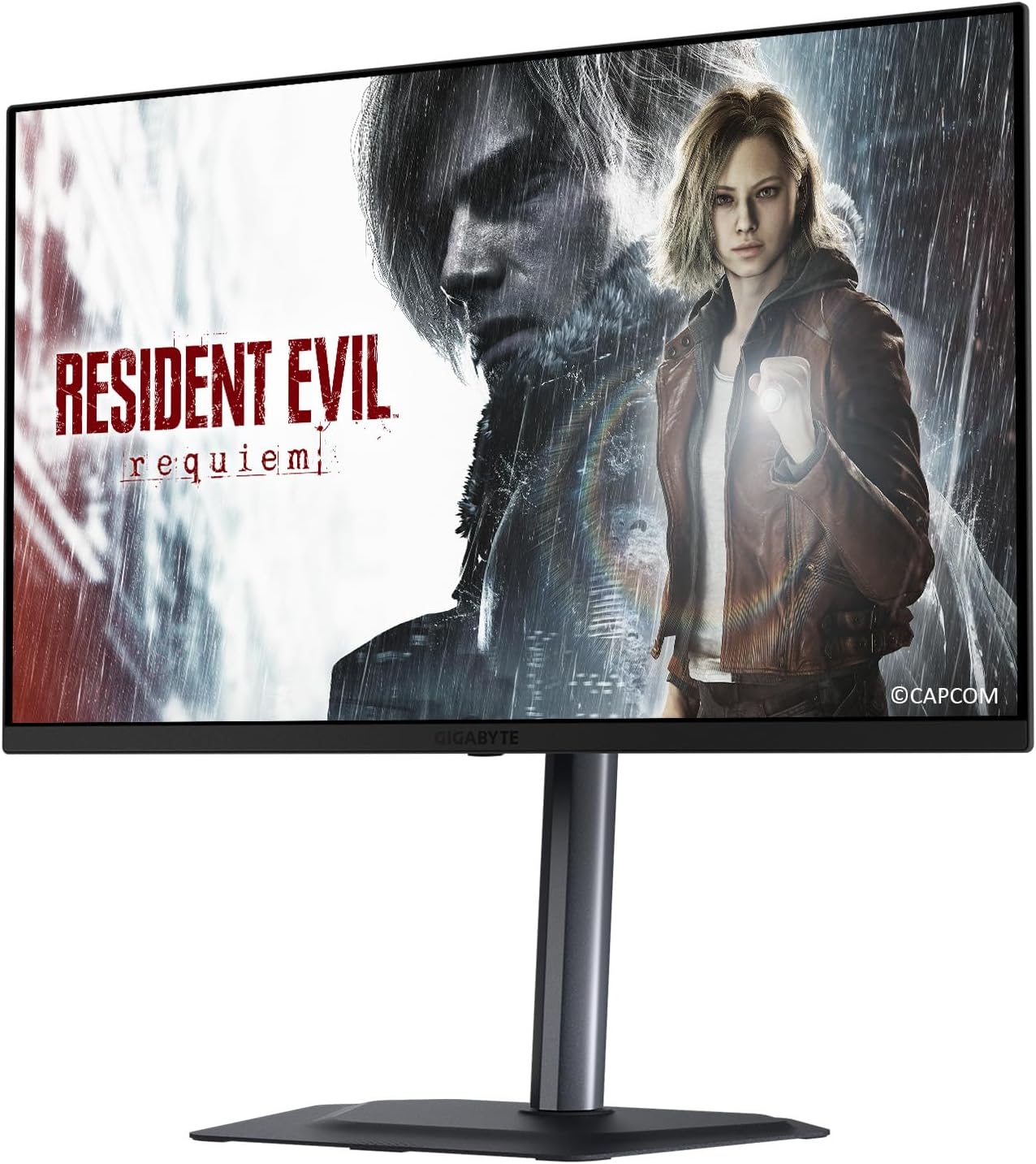 GIGABYTE - MO27Q2A - 27' QD-OLED Gaming Monitor - QHD 2560x1440-280Hz - 0.03ms GTG - AMD FreeSync Premium Pro, G-SYNC Compatible - Type-C KVM - HDMI, DP, Type-C - Height and Tilt Adjustable - Black