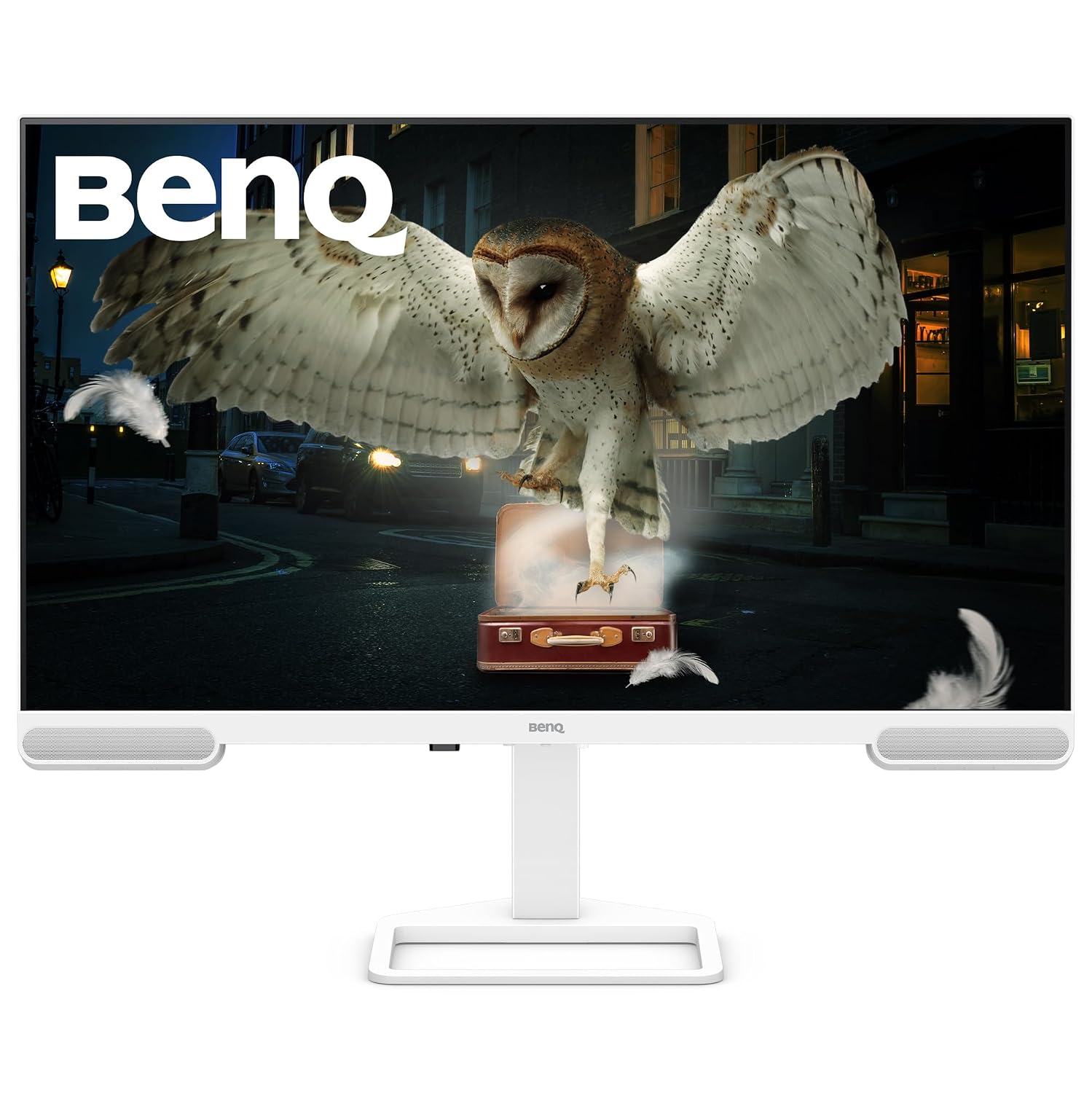 BenQ EW3290U 32' 4K 3840x2160 with 98% P3 Color Coverage, Exclusive AI Contrast, Built-in 2.1 Channel Speakers with woofer, 1 USB Type-C, 3 HDMI Ports, Ergonomic Design, and Eye-Care Technology