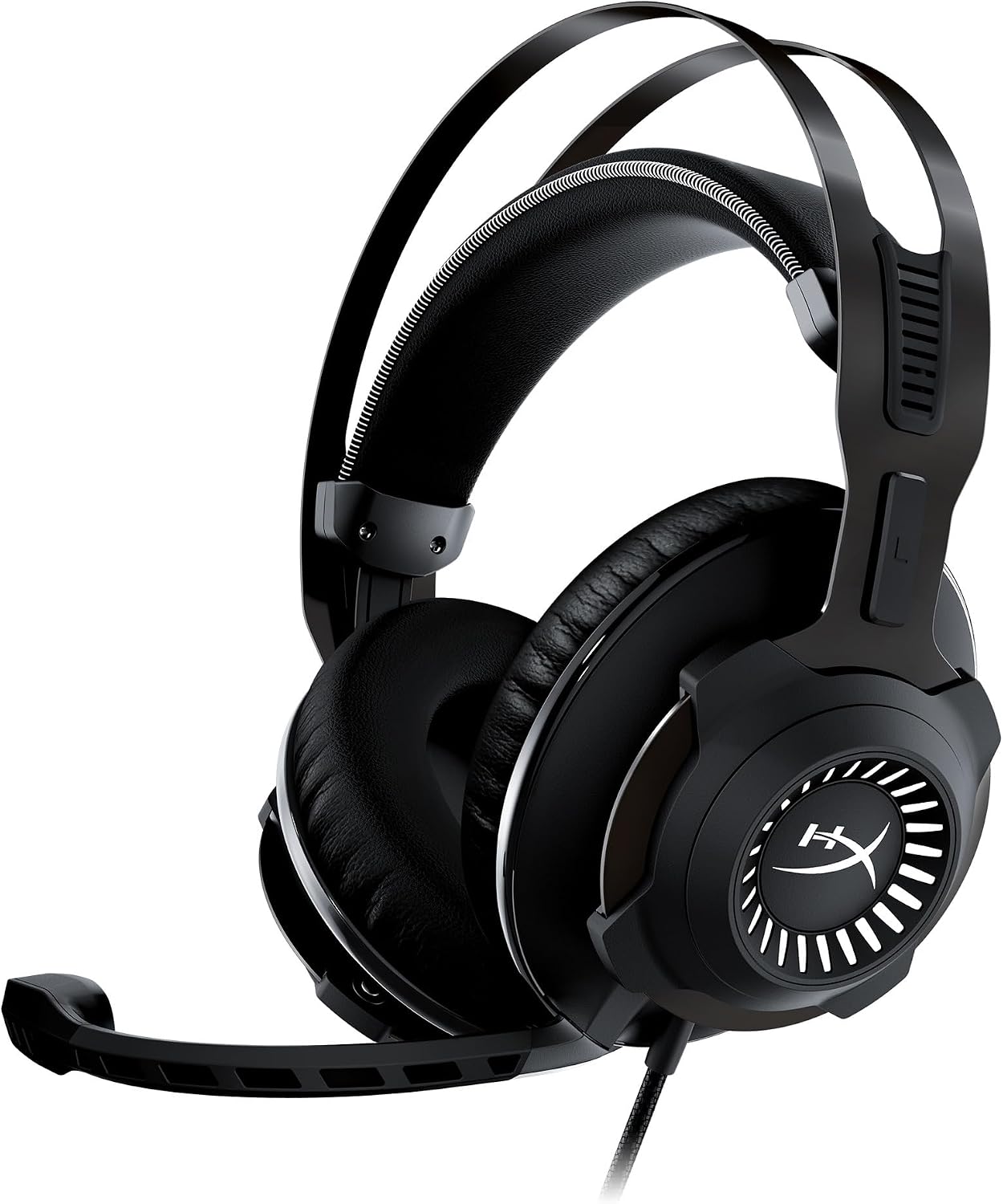 HyperX Cloud Revolver - Gaming Headset with HyperX 7.1 Surround Sound, Signature Memory Foam, Premium Leatherette, Steel Frame, Detachable noise-cancellation microphone