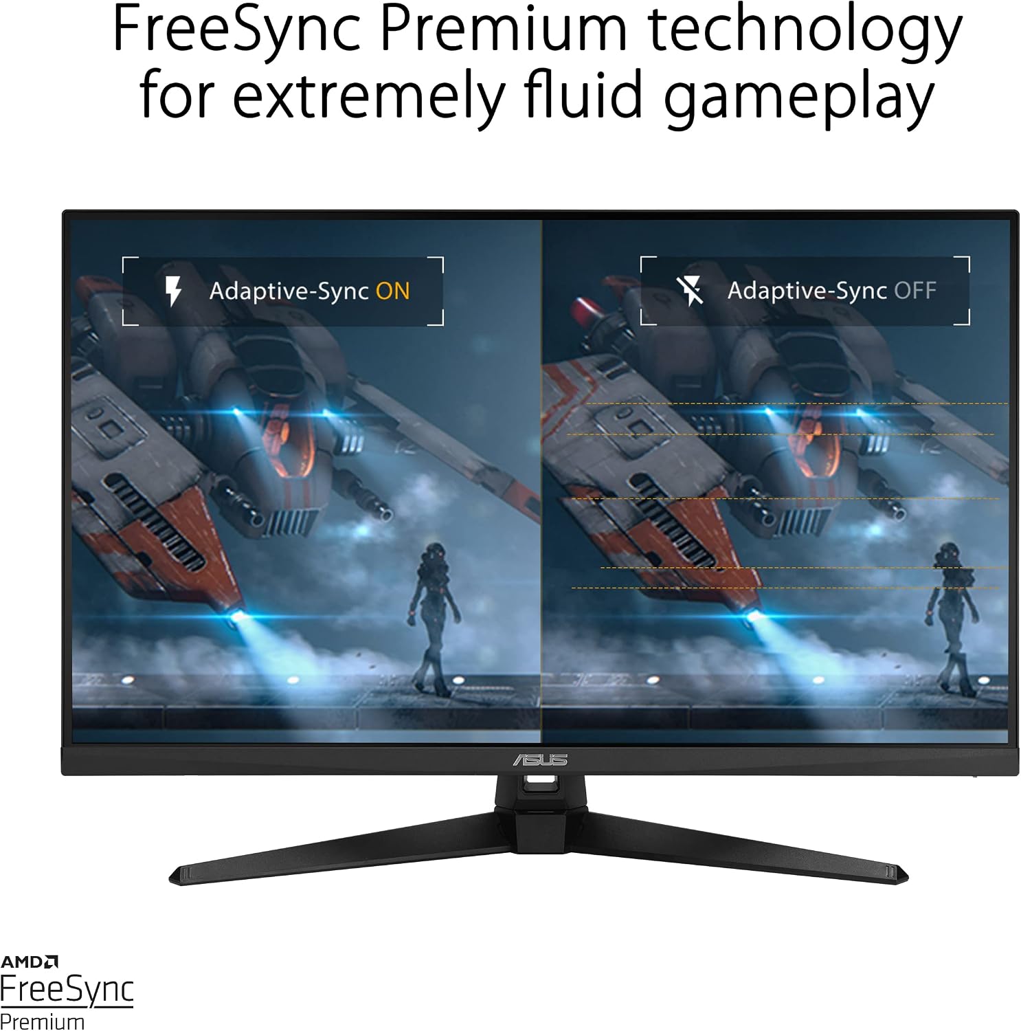 ASUS TUF Gaming 32' (31.5-inch viewable) 1080P Gaming Monitor (VG328QA1A) - Full HD, 170Hz, 1ms, Extreme Low Motion Blur, FreeSync Premium, Eye Care, Shadow Boost, HDMI, Tilt Adjustable