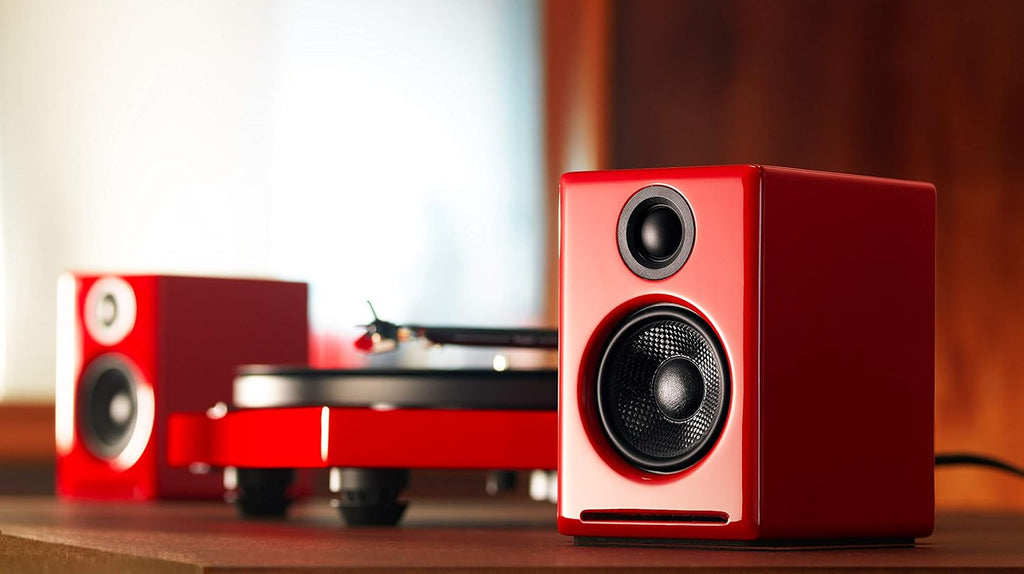 Audioengine A2+ 24 Bit 60 Watt Bluetooth Desktop Computer Speakers for Music and Gaming - PC MAC Laptop Tablet