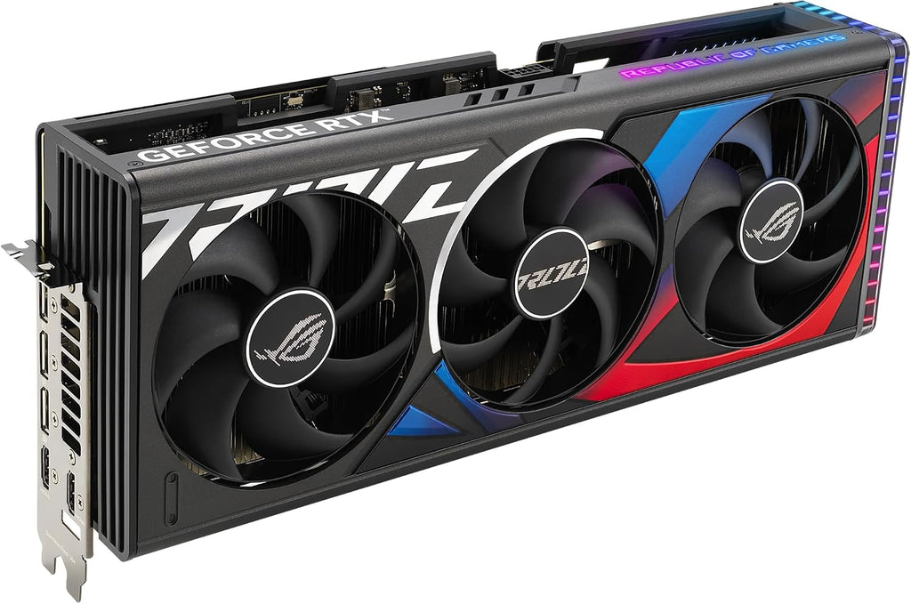 ASUS ROG Strix GeForce RTX™ 4080 Super Gaming Graphics Card (PCIe 4.0, 16GB GDDR6X, DLSS 3, HDMI 2.1a, DisplayPort 1.4a, Vapor Chamber, Massive Vented Backplate, Power Sensing, Aura Sync)