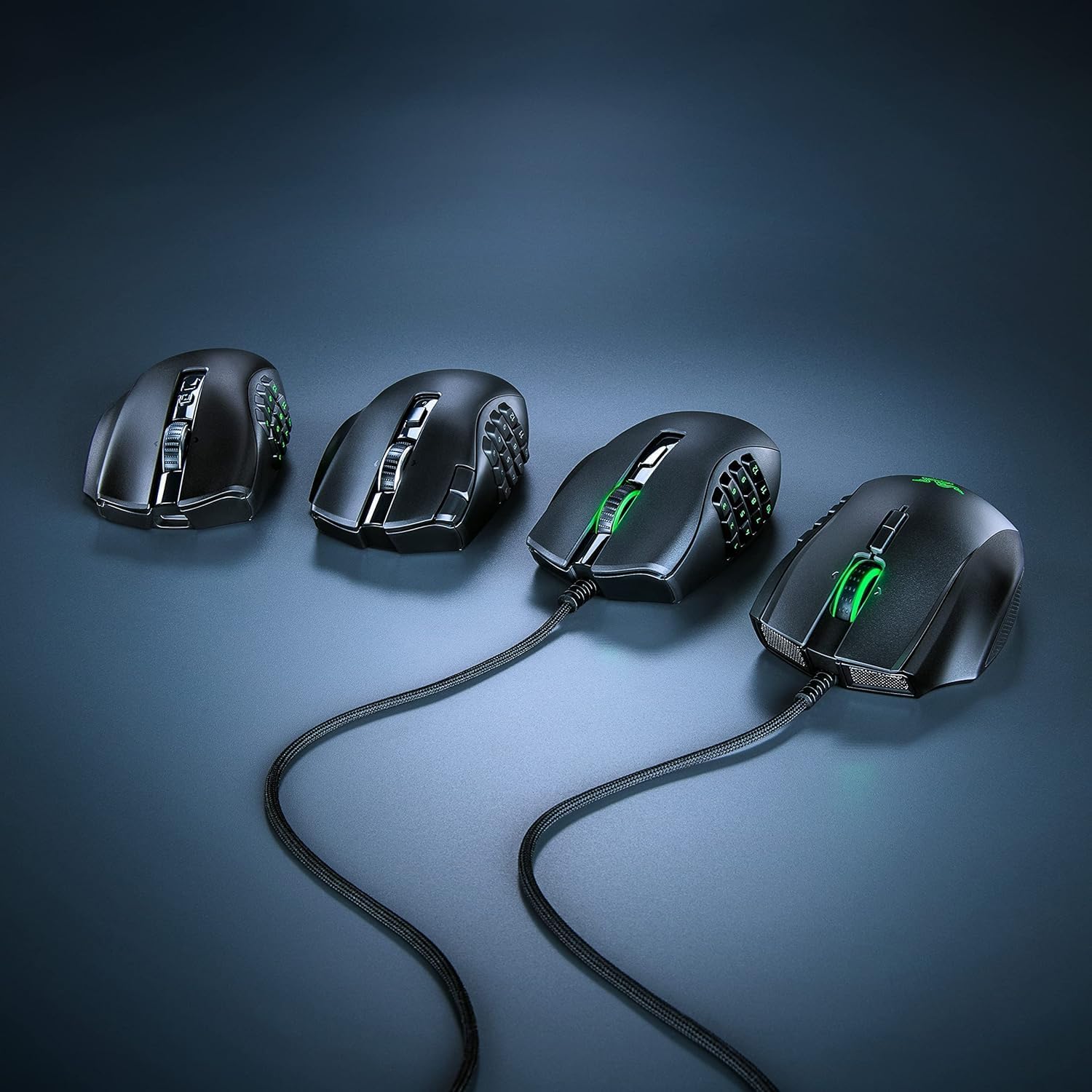Razer Naga V2 Pro Mouse Right-Hand Rf Wireless + Bluetooth + USB, W128281627 (Rf Wireless + Bluetooth + USB Type-C Optical 30000 Dpi)