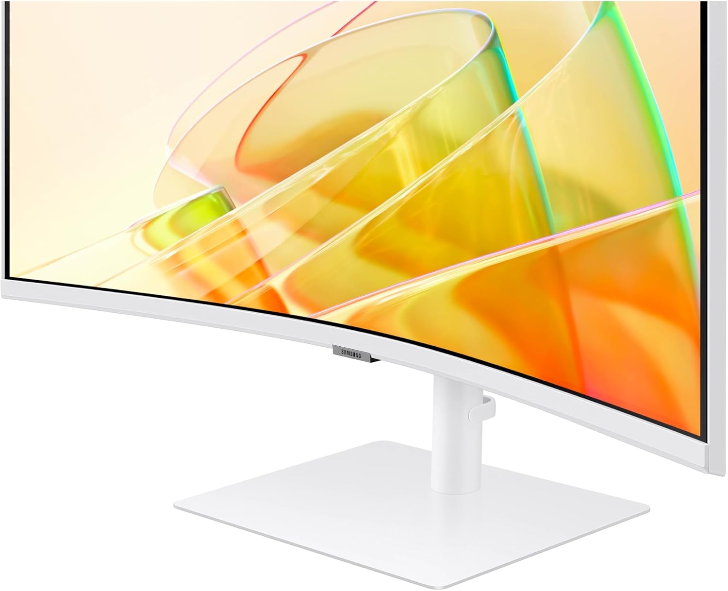 Samsung 34' ViewFinity (S65TC) Series Ultra-WQHD 1000R Curved Computer Monitor, HDR10, 100Hz, AMD FreeSync, Thunderbolt 4, Height Adjustable Stand, Built-in Speakers, Eye Care, LS34C650TANXGO, 2024