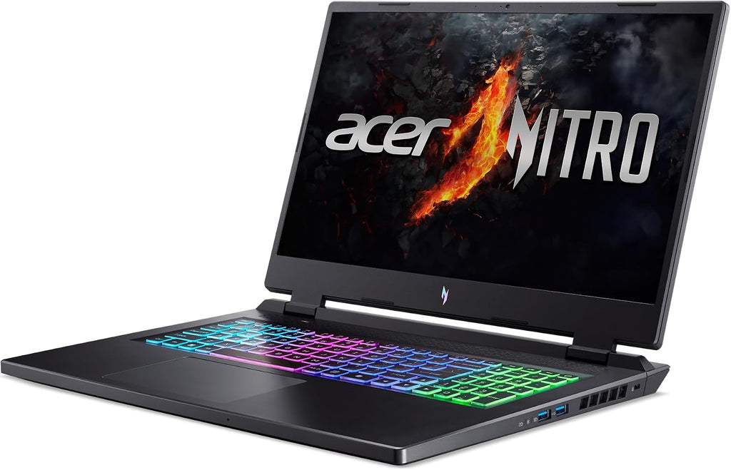 acer Nitro 17 Gaming Laptop | AMD Ryzen 5 8645HS Hexa-Core AI Capable Processor | NVIDIA GeForce RTX 4050 Laptop GPU | 17.3' FHD IPS 165Hz Display | 16GB DDR5 | 512GB SSD | Wi-Fi 6E | AN17-42-R61S