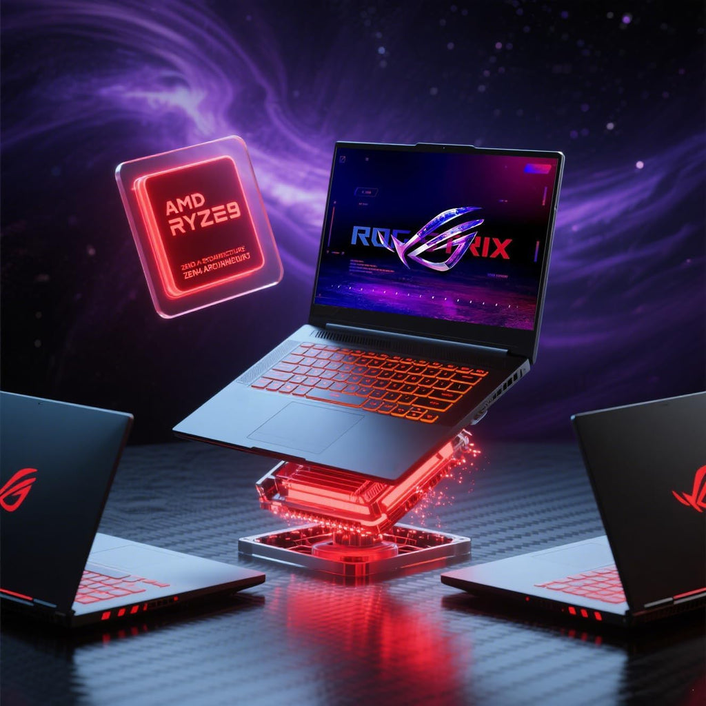 ASUS ROG Strix G16 Gaming Laptop, NVIDIA GeForce RTX 5070 Ti, 16' 16:10 165Hz IPS Display, AMD Ryzen 9 8940HX (Up to 5.3 GHz), 64GB DDR5 RAM, 1TB SSD, WiFi 6E, Backlit KB, Win11 Pro, with Accessories