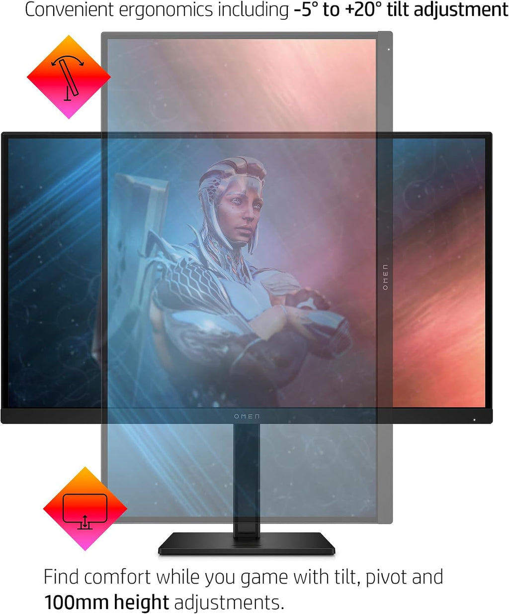 HP: OMEN 27 inch FHD 165Hz Gaming Monitor – OMEN 27
