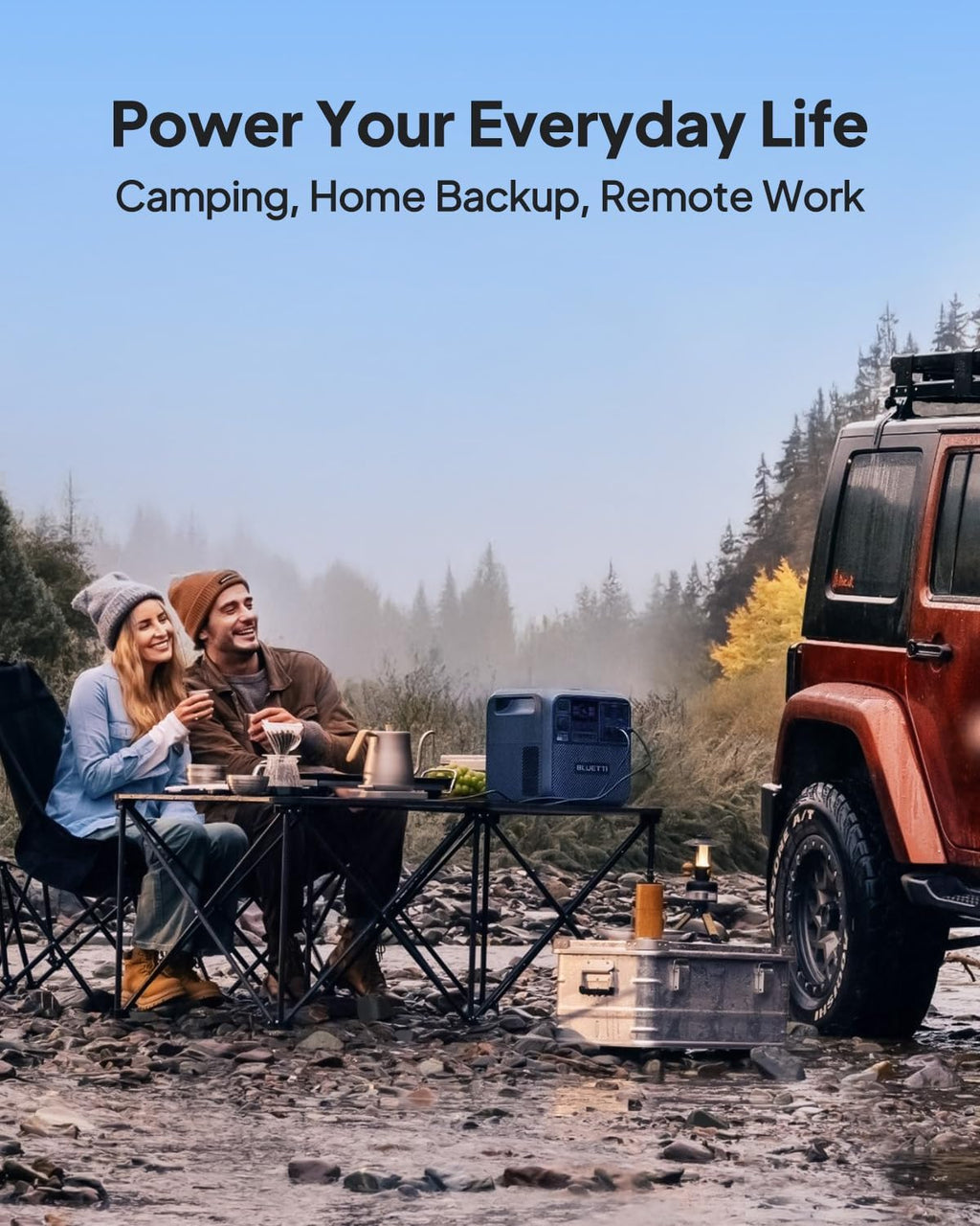 BLUETTI Elite 200 V2 Portable Power Station with Solar Charging Cable, 2073.6Wh LFP Battery Backup w/ 4 2600W AC Outlets, 17-Year Lifespan, Solar Generator for Camping, Off-grid