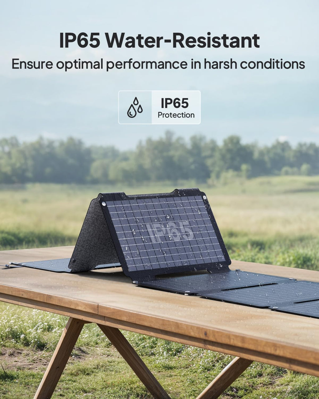 BLUETTI Solar Generator AC50B with 60W Solar Panel Included, 448Wh Portable Power Station w/ 2 700W (1050W Surge) AC Outlets, LiFePO4 Battery Backup for Outdoor Camping, Trip, Power Outage