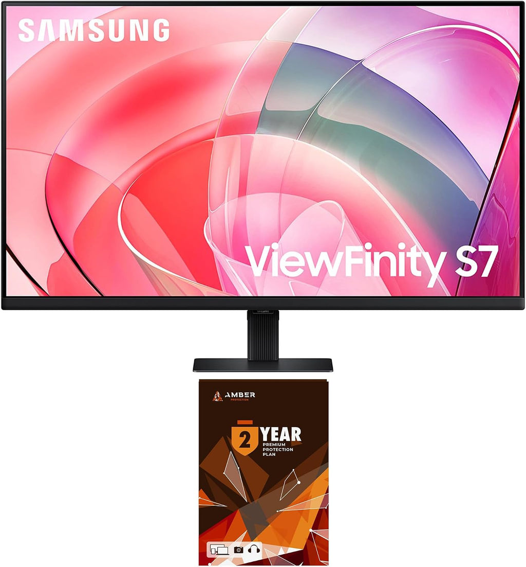 Samsung LS37D700EANXZA 37 Inch ViewFinity 4K UHD HDR10 High Resolution Monitor with 2 Year Amber Protection Plan (2025)
