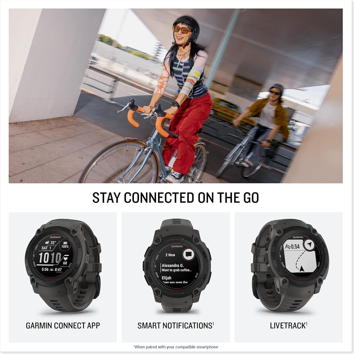 PlayBetter Garmin Instinct E 40mm (Electric Lime/Twilight) Rugged Outdoor GPS Smartwatch Bundle - 24/7 Health Monitoring, Wrist-Based Heart Rate Portable Charger & HD Screen Protectors
