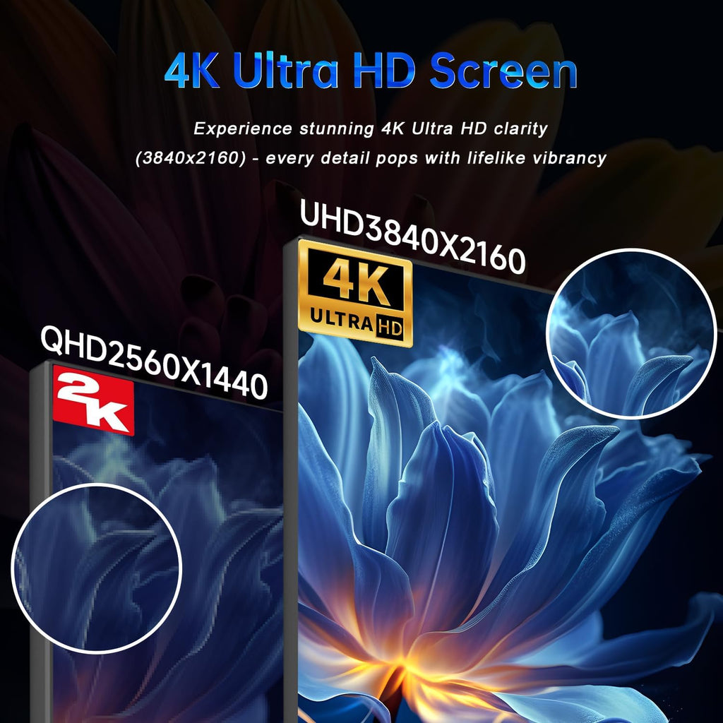 28 Inch 4K UHD 3840x2160 144Hz Gaming Computer Monitor,1ms IPS PC Screen,AMD FreeSync Premium,125% sRGB,95% DCI-P3,Monitor with Speaker,HDMI2.1,Height Adjustable,TS2700