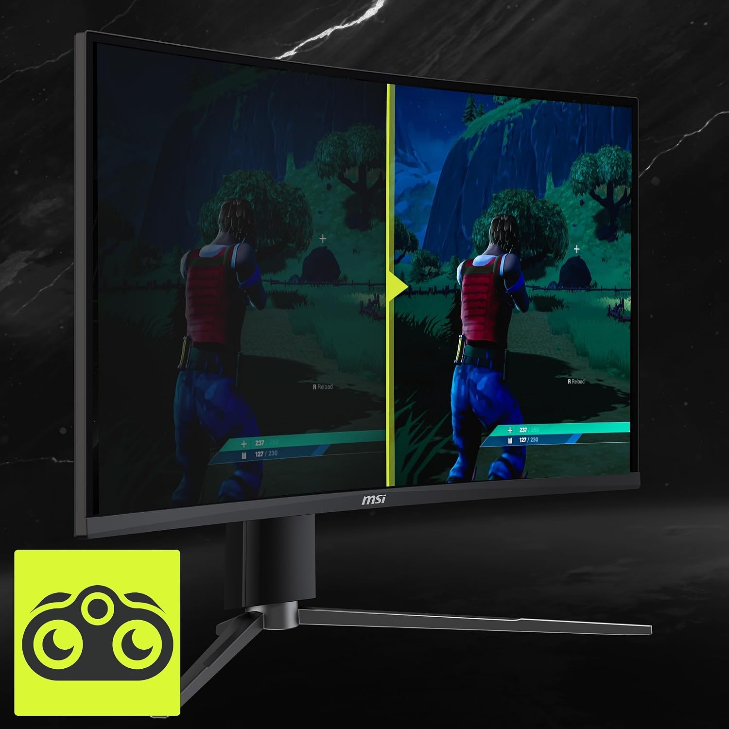msi MAG 27CQ6PF 27-inch IPS 2560 x 1440 (QHD) Computer Monitor, 180Hz, Adaptive-Sync, HDMI, Display Port, VGA Port, VESA Mountable, Tilt, Height Adjustable, Speaker, 0.5ms, Black