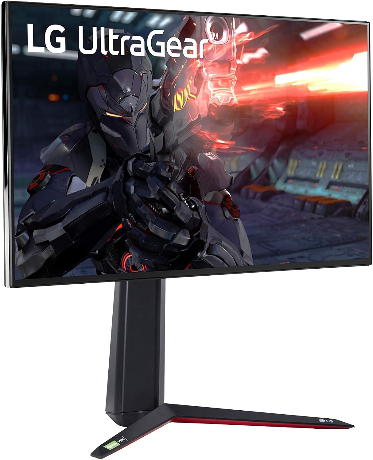 LG 27GN950-B Ultragear Gaming Monitor 27' UHD (3840 x 2160) Nano IPS Display, 1ms Response Time, 144Hz Refresh Rate, G-SYNC Compatibility, AMD FreeSync Premium Pro, Tilt/Height/Pivot Adjustable Stand
