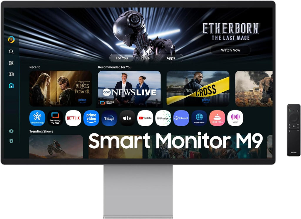 Samsung 32' OLED M9 (M90SF) Smart Monitor with 4K QD-OLED, 165Hz, 0.03ms, Gaming Hub, Samsung Vision AI, 3 Yr Warranty, LS32FM902SNXZA, 2025