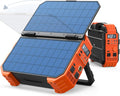 BLAVOR Portable Power Station 1600W (Peak 3200W), Built-in Solar Panel, 1024Wh LiFePO4 Battery, 100W USB-C Fast Charge, Solar Generator for Home Backup, Camping, Power Outages & RV
