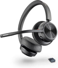 Poly Voyager 4320 UC Wireless Headset (Plantronics) - Stereo Headphones w/Noise-Canceling Boom Mic - Connect PC/Mac/Mobile via Bluetooth - Works w/Teams, Zoom, & More - Amazon Exclusive