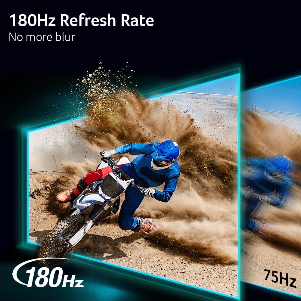 AOPEN by Acer 27HC5R S3biip 27' Full HD (1920 x 1080) VA 1500R Curved Gaming Monitor |AMD FreeSync Premium | 180Hz Refresh Rate | 1ms TVR | HDR 10 Support | Ports:1xDisplay Port 1.4 & 2xHDMI 2.0,16:9