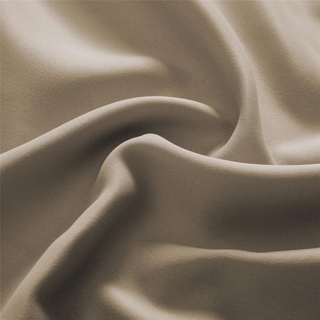 100W x 130L inch Waterproof Indoor/Outdoor Curtains for Patio Thick Privacy Grommet Curtains for Bedroom, Living Room, Porch, Pergola, Cabana, 2 Panel,Brown