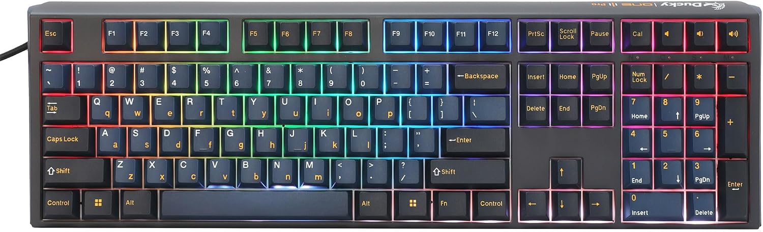 Ducky One 3 Pro Nazca 8K Hotswap RGB Triple Shot PBT Mechanical Keyboard - Cherry MX2A Brown