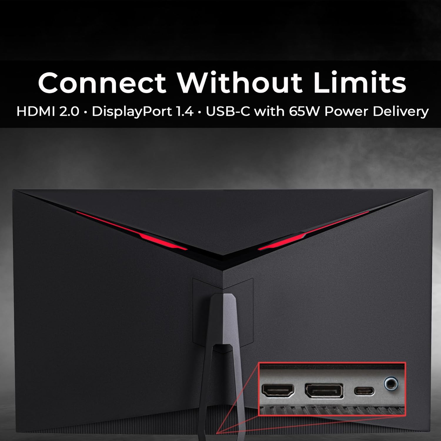 Deco Gear 39' Curved Widescreen Gaming Monitor | 2560x1440 | 1ms MPRT | 165 Hz | 16:9 | HDR400 | 4000:1 | 1 x HDMI | 1 x DisplayPort - Limited Black Edition