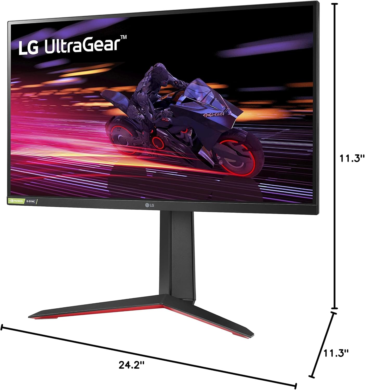 LG 27GP750-B 27' Ultragear FHD (1920 x 1080) IPS Gaming Monitor w/ 1ms Response Time & 240Hz Refresh Rate, NVIDIA G-SYNC Compatible with AMD FreeSync Premium, Thin Bezel, Tilt/Height/Pivot Adjustable