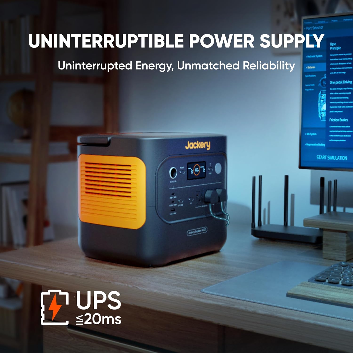 Jackery Explorer 2000 v2 Portable Power Station with Low Temperature Resistant Bag, 2042Wh/2200W LiFePo4 Battery, USB-C 100W Fast Charging for Extreme Cold Condition(-40°F), Power Outages, Emergencies