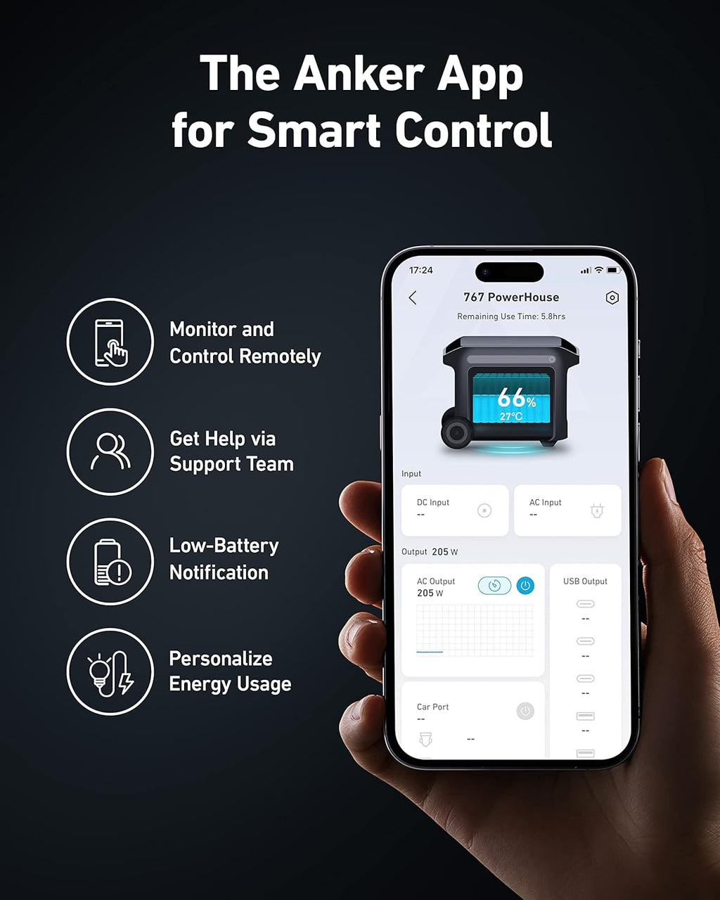 Anker SOLIX F2000 Portable Power Station, PowerHouse 767 and 760 Expansion Battery, 4096Wh LiFePO4 Battery with 4 AC Outlets Up to 2400W, GaNPrime Solar Generator for Home, Outdoor Camping, RV
