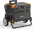 PECRON Portable Power Station 3072Wh E3600LFP with Trolley, 5x3600W AC Outlets Power Station, LiFePO4 Battery Backup Expanded to 18.43kWh, Solar Generator for Home Use, RV, Camping, CPAP, Emergency