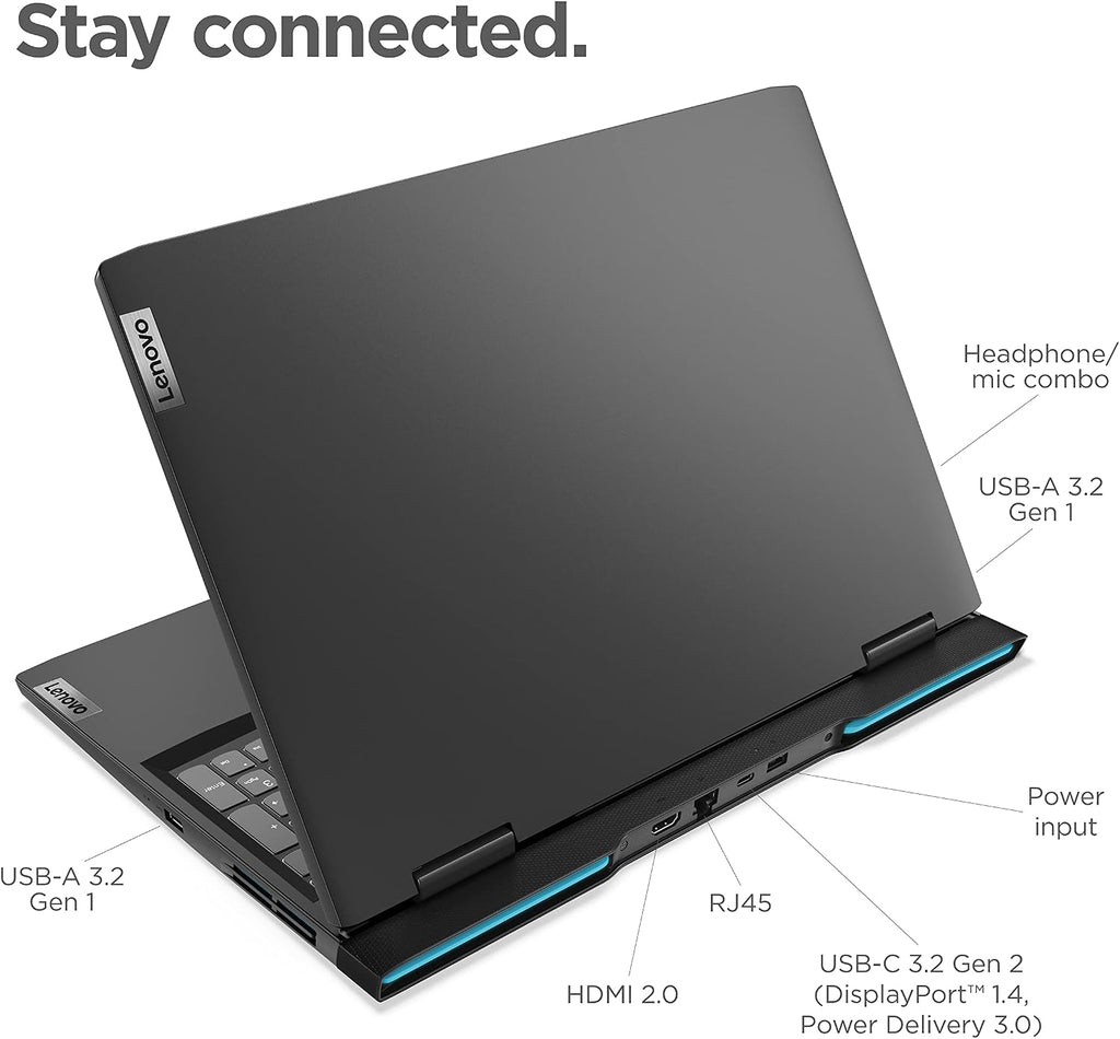 Lenovo IdeaPad Gaming 3i - 2022 - Everyday Gaming Laptop - NVIDIA GeForce RTX 3050Ti Graphics - 15.6' FHD Display - 8GB Memory - 512GB Storage - Intel i7 12th Gen - Onyx Grey