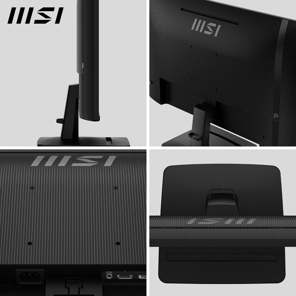msi PRO MP271A E2 27-inch IPS 1920 x 1080 (FHD) Gaming Office Monitor, 120Hz, Free-Sync, HDMI, DisplayPort, VGA Port, VESA Mountable, Tilt, Speaker, 4-Side Slim Bezel 1ms, Black
