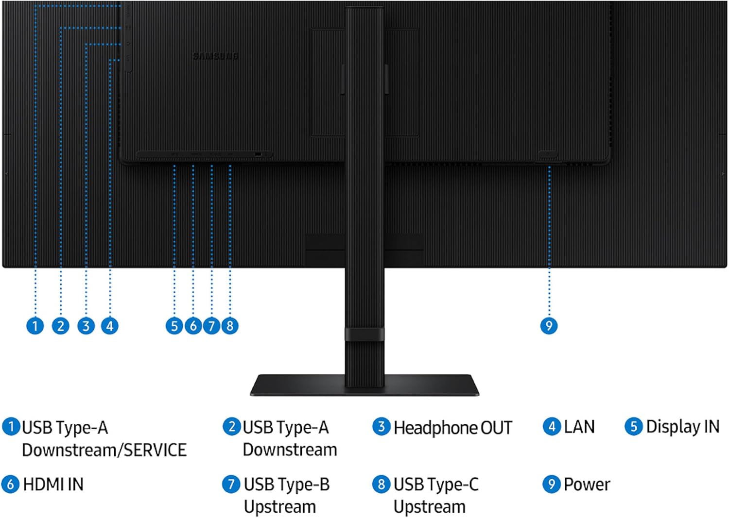 Samsung 37' ViewFinity S8 (S80UD) 4K UHD HDR10 High Resolution Monitor with USB-C and Ergonomic Design, Built-in KVM Switch, Intelligent Eye Care, LS37D800UANXZA, 2025
