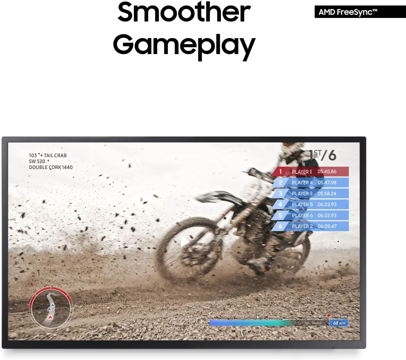 Samsung 32' 4K UHD (3840x2160) Computer Monitor, Eye Saver, AMD FreeSync for Gaming, HDMI, VA Panel, Display Port, Flicker Free Mode, Black