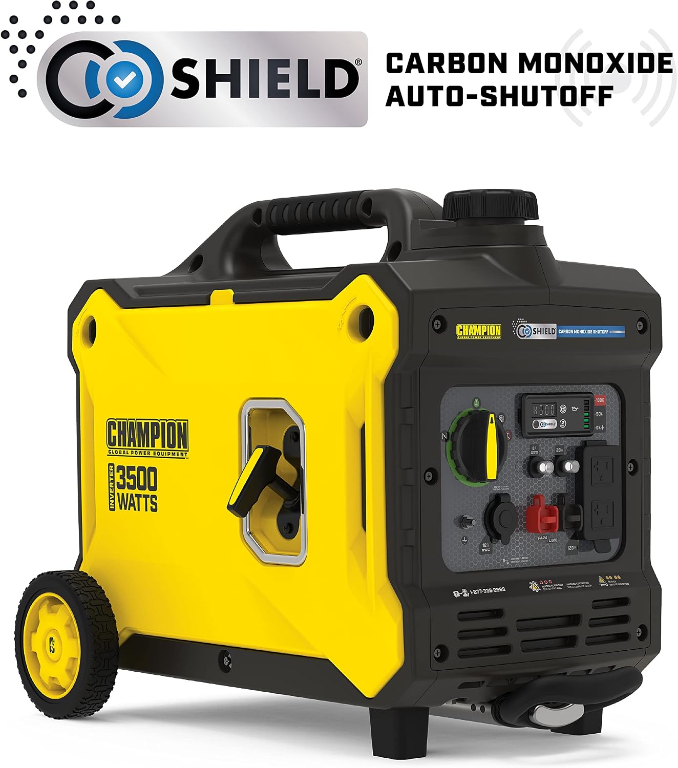 Champion Power Equipment 3500-Watt Portable Inverter Generator with Quiet Technology and CO Shield
