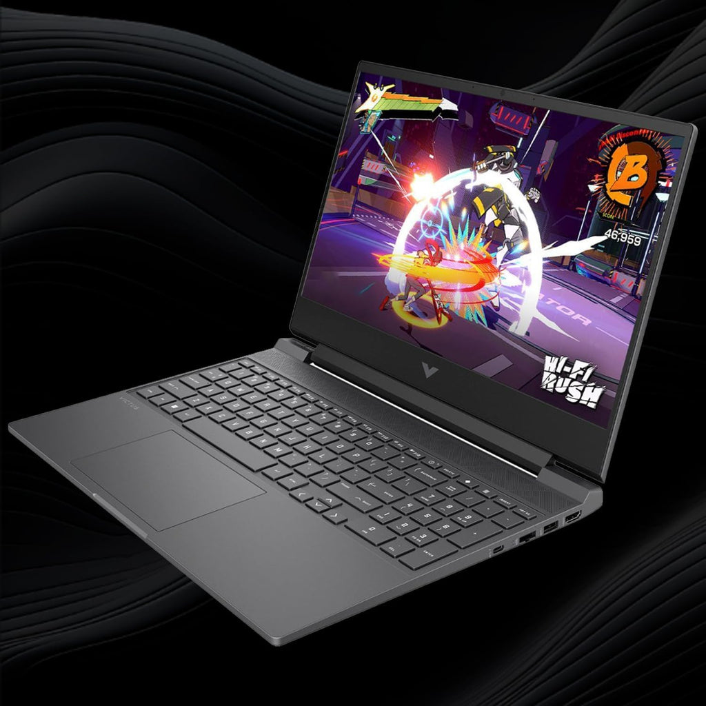 HP Victus 15.6 Ryzen 5 Gaming Laptop, 15.6 FHD 144Hz, Ryzen 5 7535HS (Beats Intel i5-13420H), AMD Radeon RX 6550M (Beats Nvidia GeForce RTX 3050), 16GB DDR5 RAM, 512GB SSD, Backlit KB, Windows 11 Home