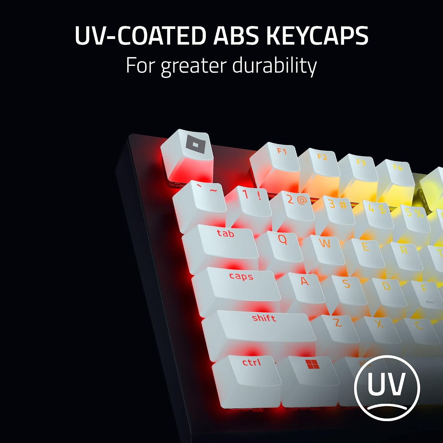 Razer BlackWidow V3 Mechanical Gaming Keyboard: Green Mechanical Switches - Tactile & Clicky - Chroma RGB Lighting - UV-Coated ABS Keycaps - Programmable Macros - Roblox Edition