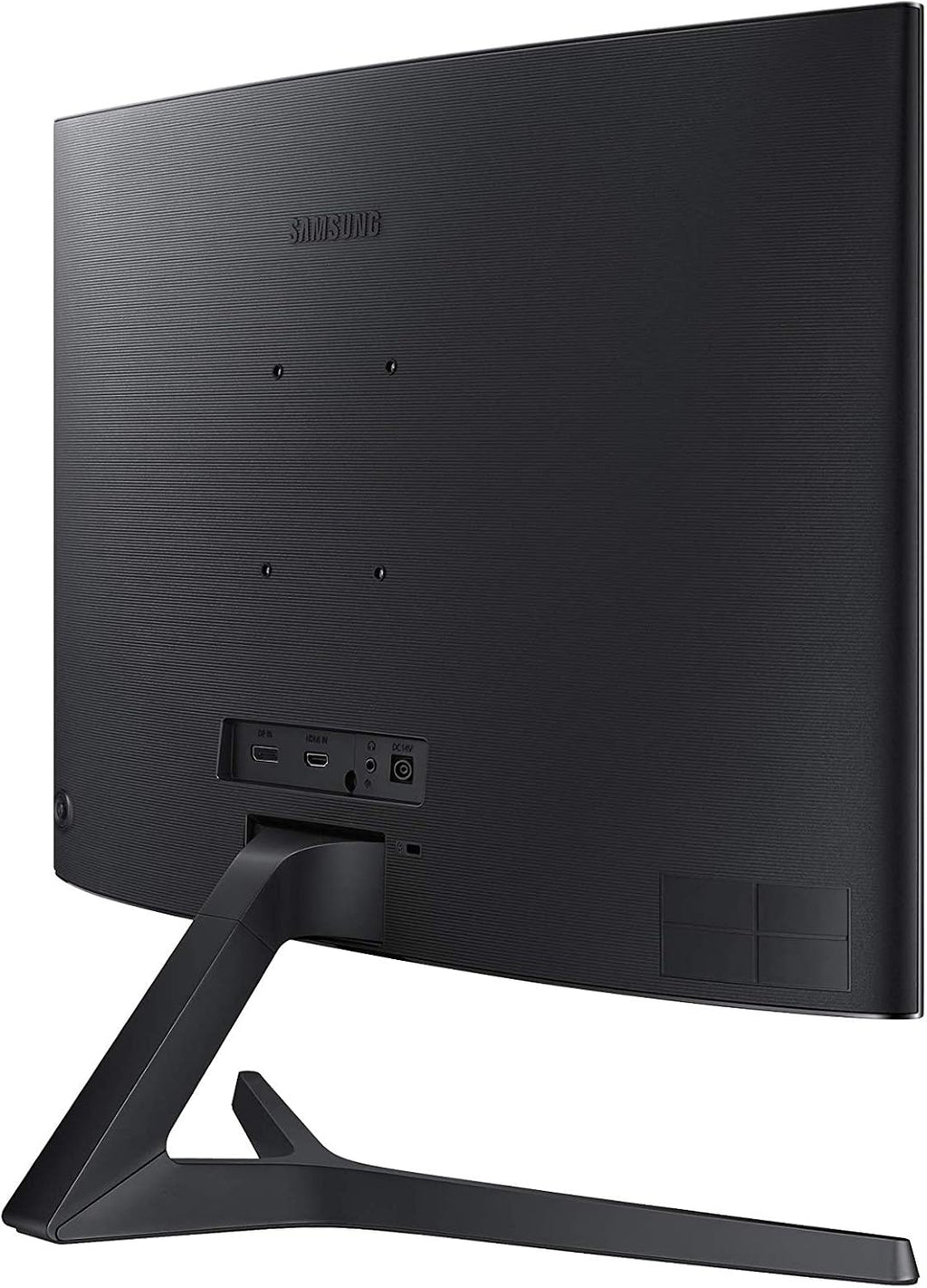 SAMSUNG 27' CF39 Series FHD 1080p Curved Computer Monitor, Ultra Slim Design, AMD FreeSync, 4ms response, HDMI, DisplayPort, VESA Compatible, Wide Viewing Angle, LC27F398FWNXZA, Black