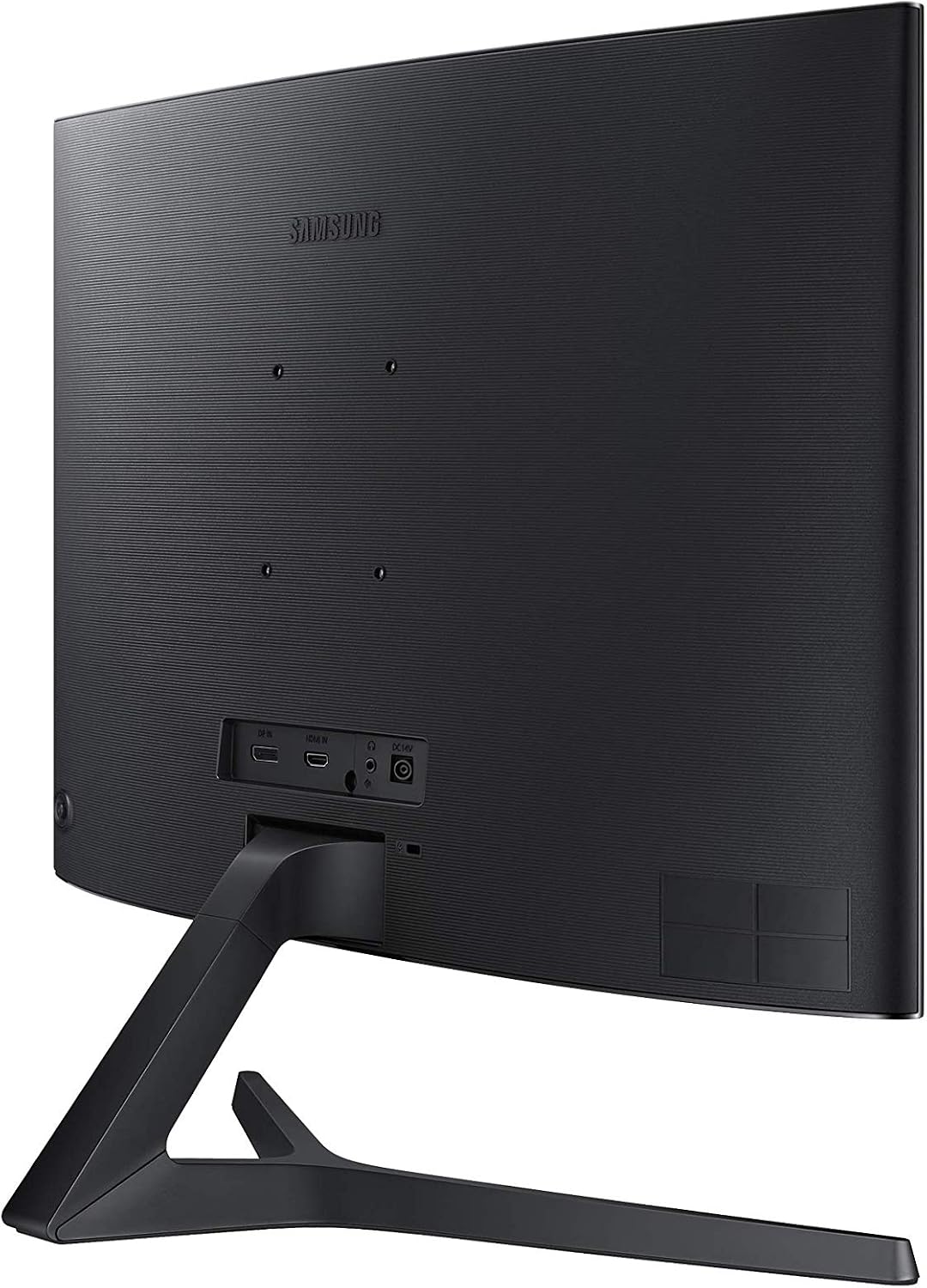 SAMSUNG 27' CF39 Series FHD 1080p Curved Computer Monitor, Ultra Slim Design, AMD FreeSync, 4ms response, HDMI, DisplayPort, VESA Compatible, Wide Viewing Angle, LC27F398FWNXZA, Black