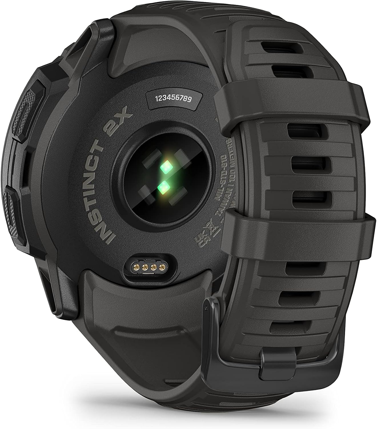 Garmin Instinct 2X Solar, Rugged GPS Smartwatch, Built-in Flashlight, Solar Charging Capability, Multi-Band GNSS, Graphite, NA/AUS/NZ (Renewed)