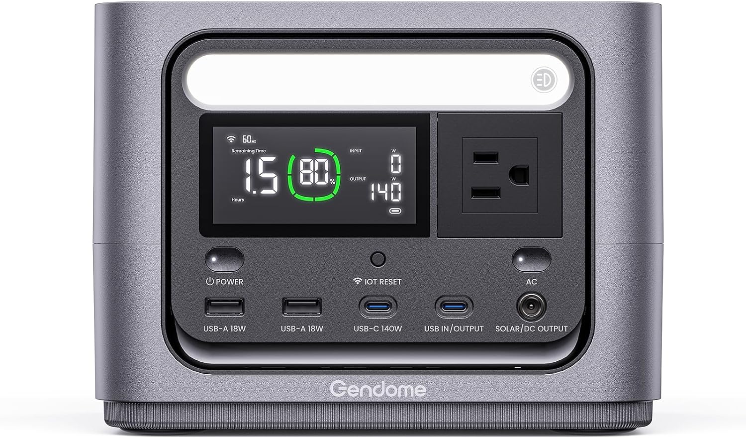 Go 300 Portable Power Station, 288Wh LiFePO4 Battery with 300W AC Outlet, Dual 140W USB-C Ports PD 3.1 Fast Charging, Solar Generator for Home Backup, Outdoor Camping, Travel, and Emergencies