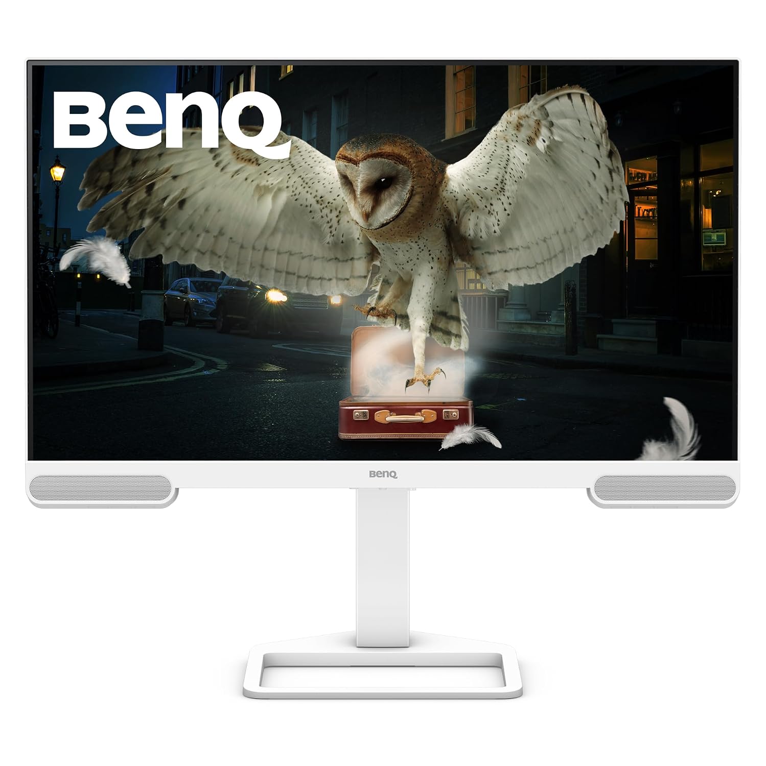 BenQ EW2790U 27' 4K 3840x2160 Premium Monitor with 95% P3 Color Coverage, Exclusive AI Contrast Technology, Built-in 5W Speakers, 1 USB Type-C, 3 HDMI Ports, Ergonomic Design, and Eye-Care Technology