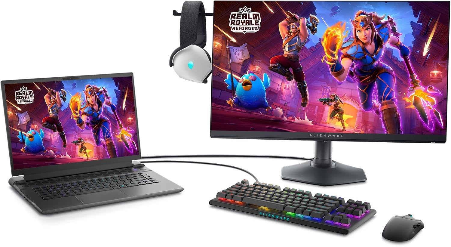 Alienware - AW2724HF 27' IPS FHD Gaming Monitor - 360Hz - AMD Free-Sync Premium - VESA - HDMI, DisplayPort