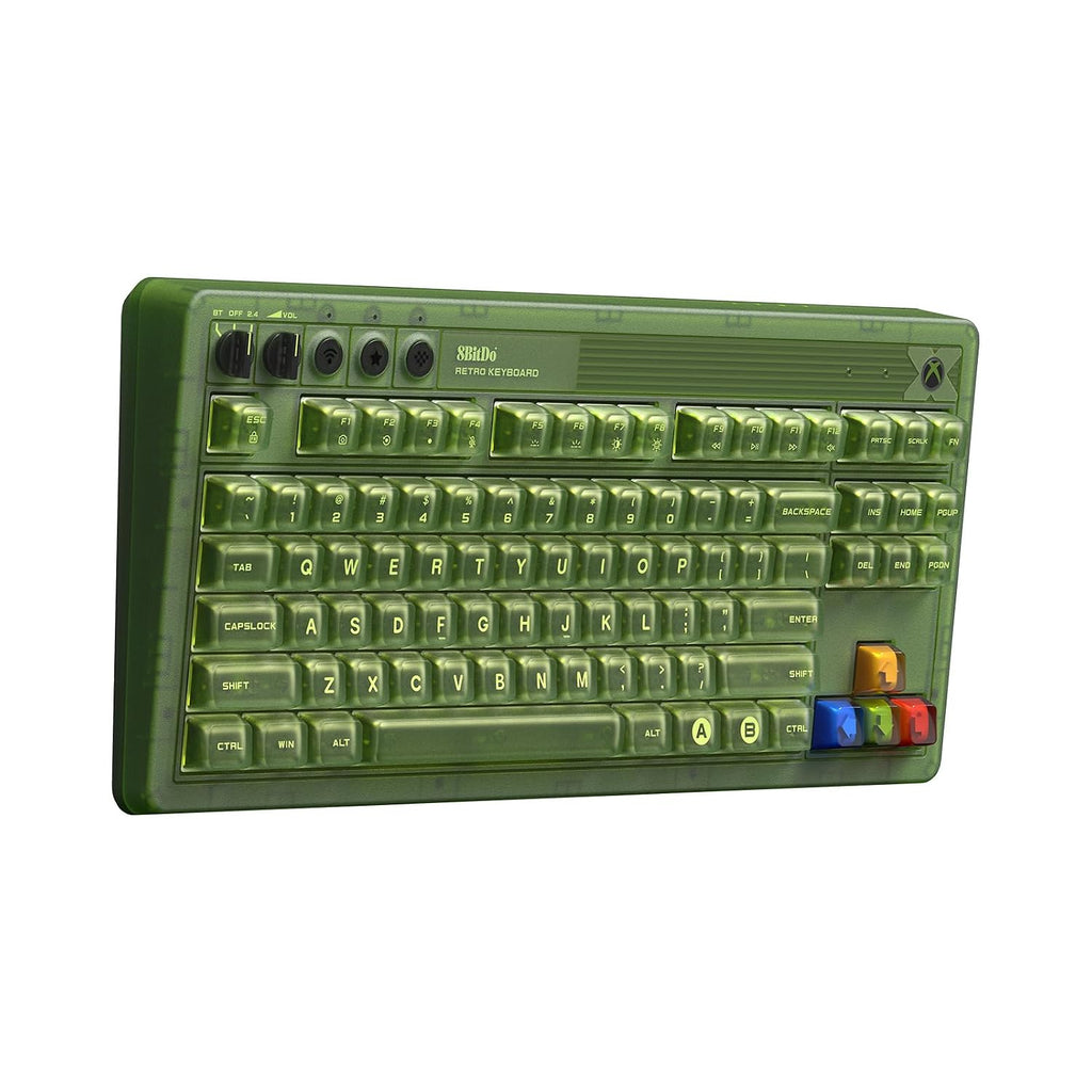 8BITDO Retro 87-Key Wireless RGB Mechanical Gaming Keyboard - Xbox Edition