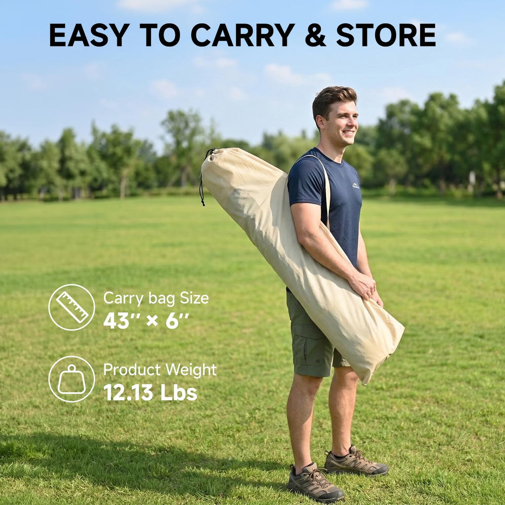Alvantor® Screen House Gazebo, Pop Up Screen Tent, Instant Screen Room with Carry Bag, Outdoor Mosquito Tent Camping, Sun Shade Shelter for Patio, Garden, Backyard, Deck