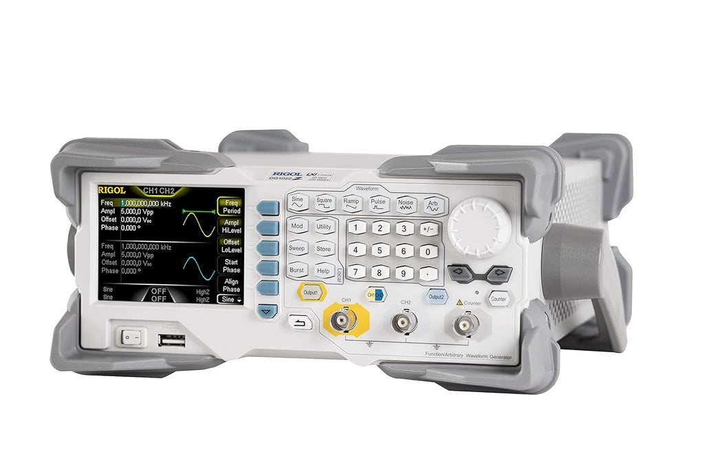 Rigol DG1022Z Function/Arbitrary Waveform Generator 25MHz,2 Channels,14 bit Vertical Resolution,2Mpts Arbitrary Wave Length