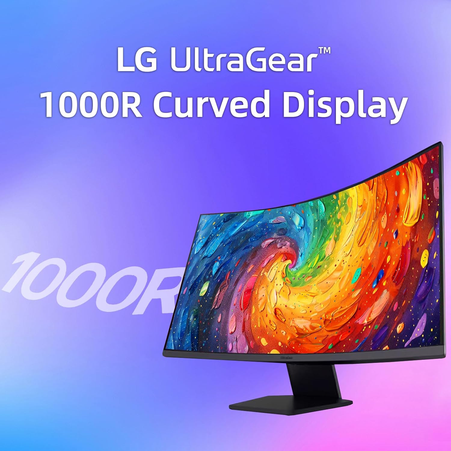 LG 32 Inch UltraGear QHD Curved Gaming Monitor, 180Hz, 1ms, AMD FreeSync, HDR10, 99% sRGB, 1000R Curve, Black Stabilizer, Dual Controller, HDMI & DisplayPort, 3-Side Borderless, Tilt Adjustment, Black