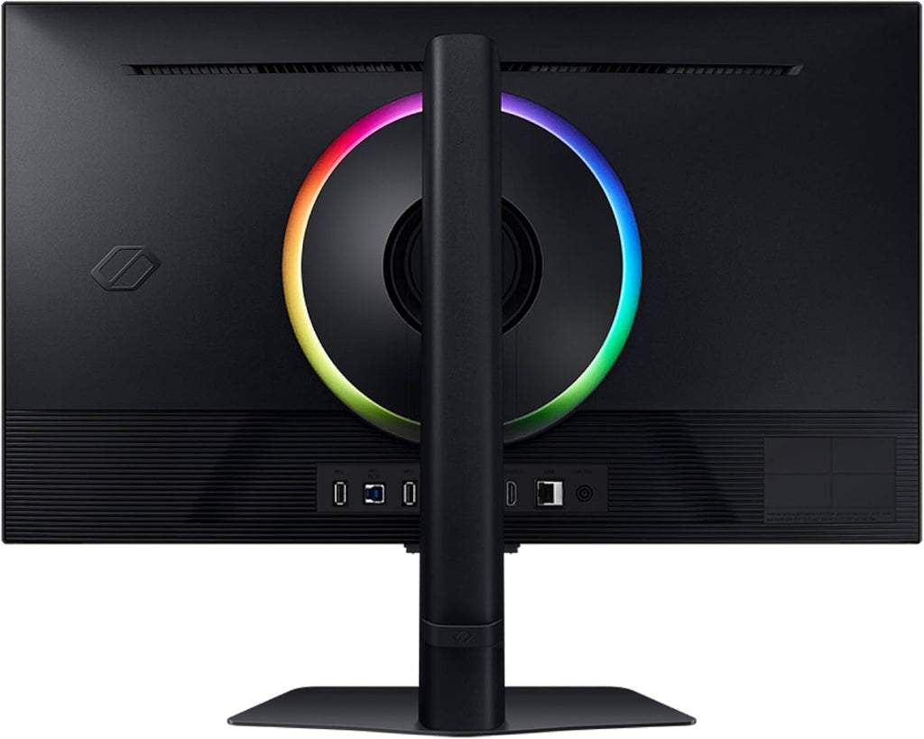 Samsung 27' Odyssey G7 (G70D) 4K UHD IPS 144Hz 1ms(GtG) Smart Gaming Monitor, G-Sync Compatible, AMD Freesync Premium, Vivid Colors, Adjustable Stand, Black Equalizer, LS27DG702ENXZA